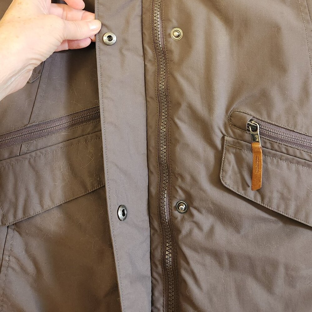 [COLUMBIA] Women's Omni Heat Thermal Hooded Olive Green Winter Insulated Jacket - Picture 5 of 16